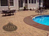 Stamped Concrete Pool Patio